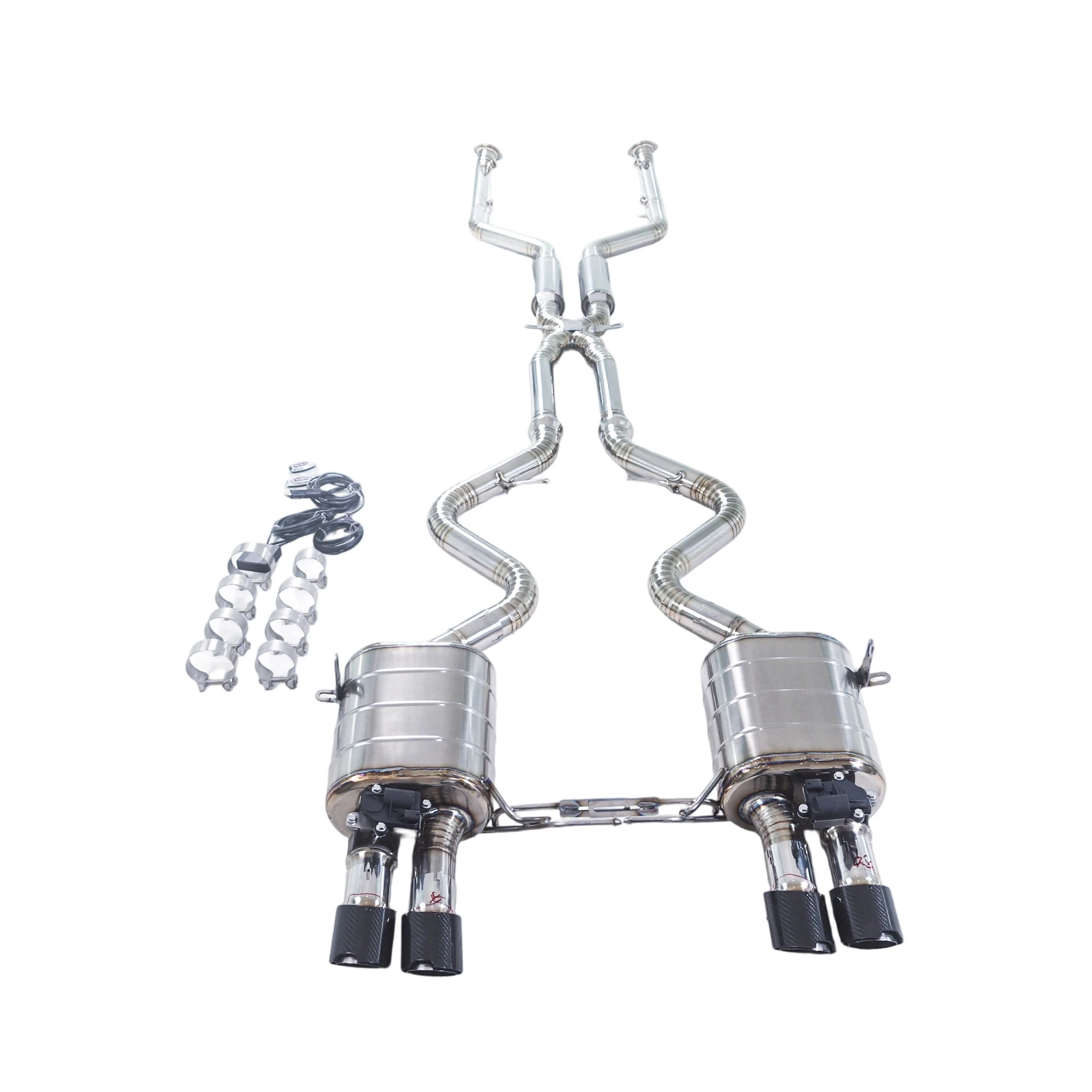 

Suitable for BMW M3 E90 E92 E93 3.0T 4.0L titanium alloy high-performance front pipe +Catback with valve exhaust system