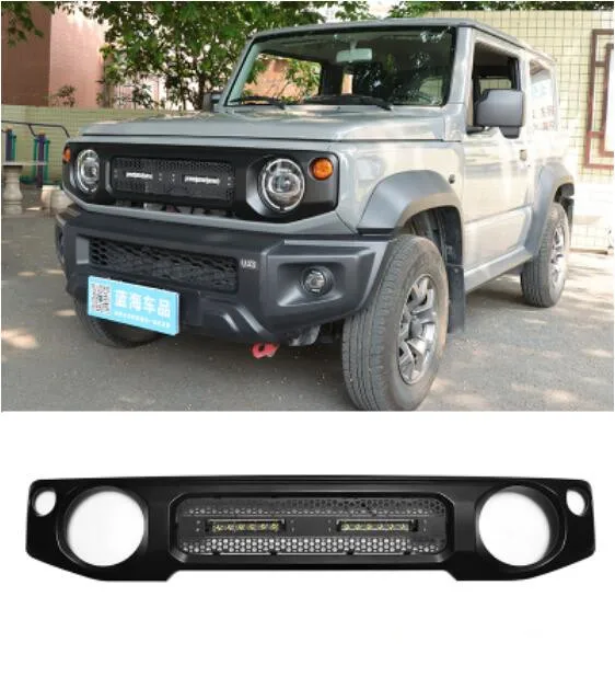 

For Suzuki Jimny 2019 2020 2021 2022 2023 2024 High Quality ABS Front Bumper Racing Grills Grille Around Trim Cover