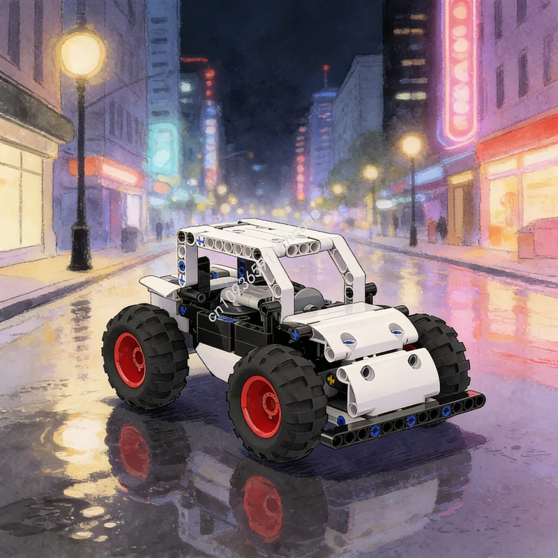 

221pcs MOC Jeepped Alternative Technical Model Building Blocks Architecture Christmas Gifts DIY Creative Toy Idea Education