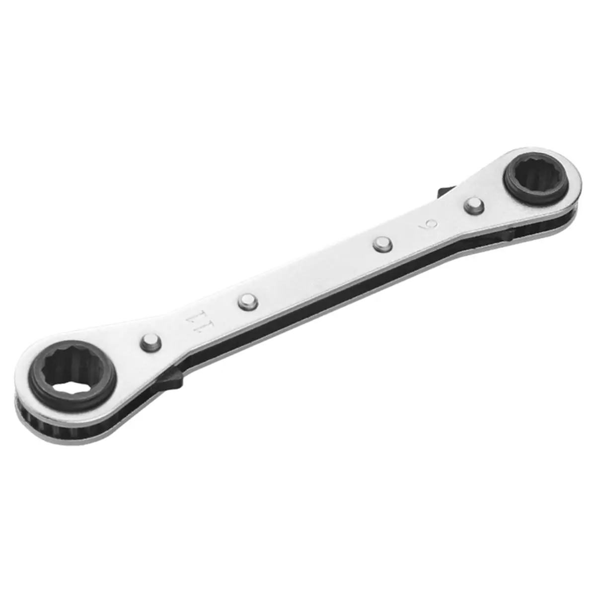A439K 4-in-1 Quad-Size Ratchet Wrench Multi-Head Adjustable Socket Spanner Professional -V Steel Hand Tool 9-12 SUMMER