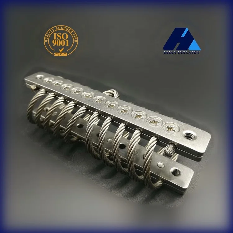 Machine Vibration Shock Control 30G Helicopter Cabinet Transportation Use GH Series Wire Rope Isolator