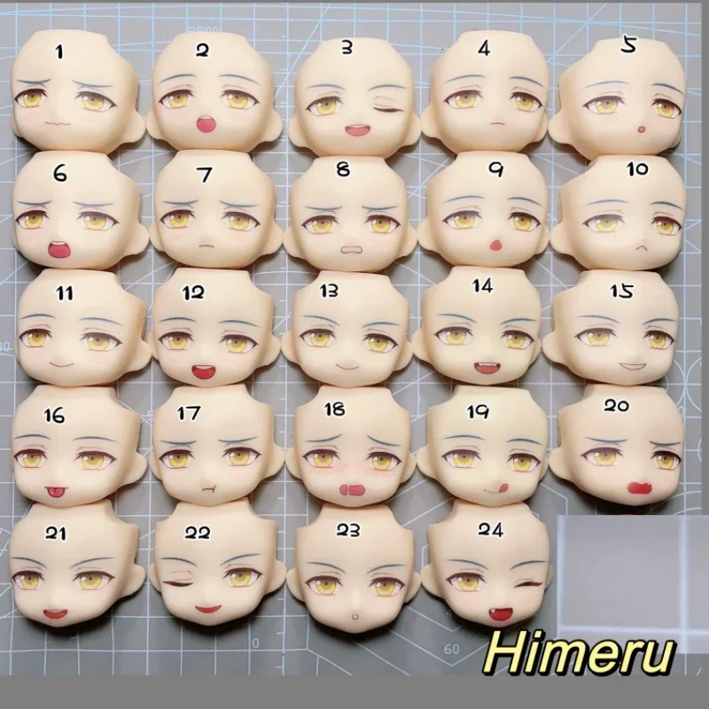 

HiMERU Ob11 Faceplate Crazy:B Ensemble Stars GSC YMY Face Water Sticker Handmade Finished Faceplates Anime Doll Accessories