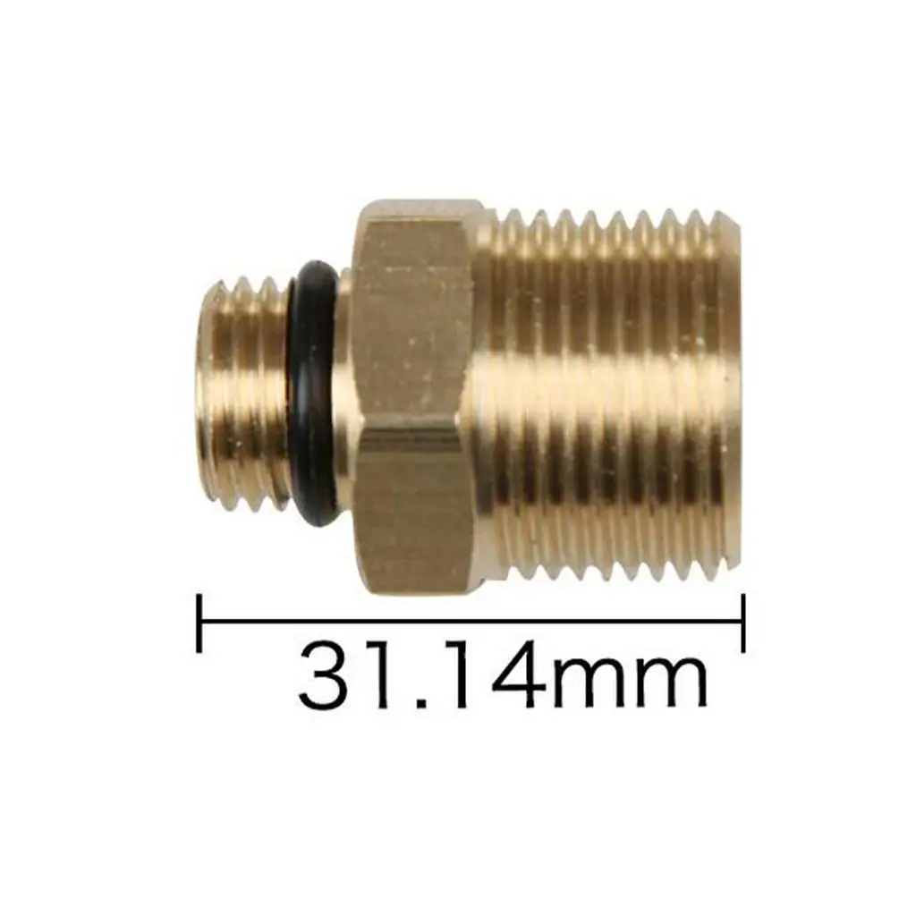 Pressure Wash Connector Durable Brass Coupler Sprayer Coupling for Car Washing Tools M22 to G14