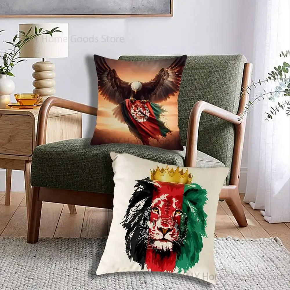 Afghan A-Afghanistan Flag Gifts PillowCase Sofa Cushion Cover Suitable For Home Bedroom Room custom Decor
