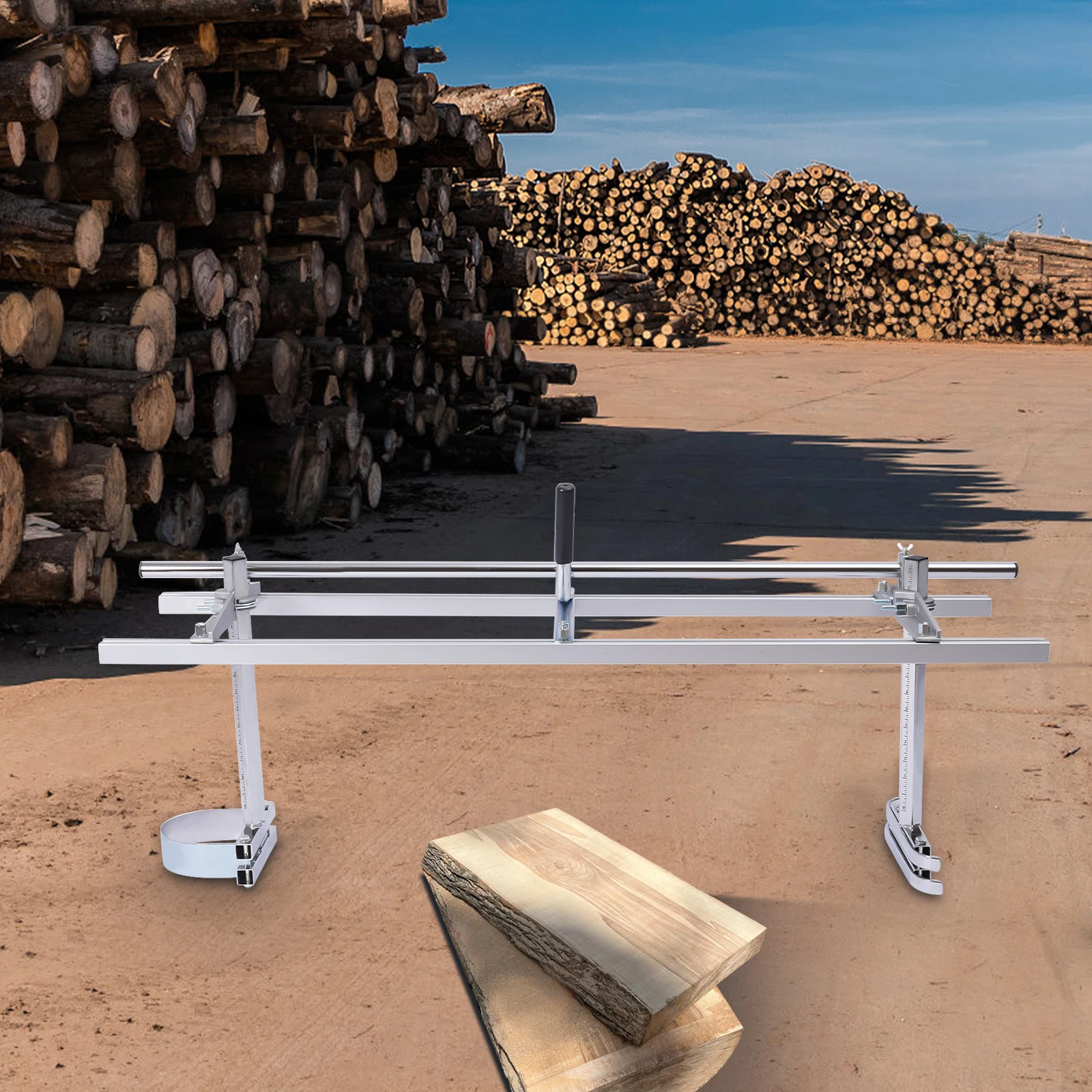 Tragbare 48-Zoll-Kettensägenmühle mit Holzführungsschiene für effizientes Holzschneiden – Detail 4