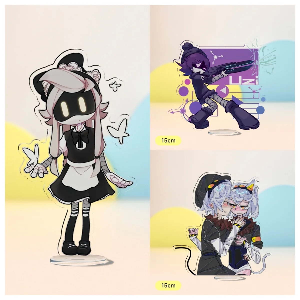 

Game Anime Murder Drones Season 1，15cm Uzi Acrylic Stand，Action Figure Model，Desk&HomeDecor,Friends Birthday Gift