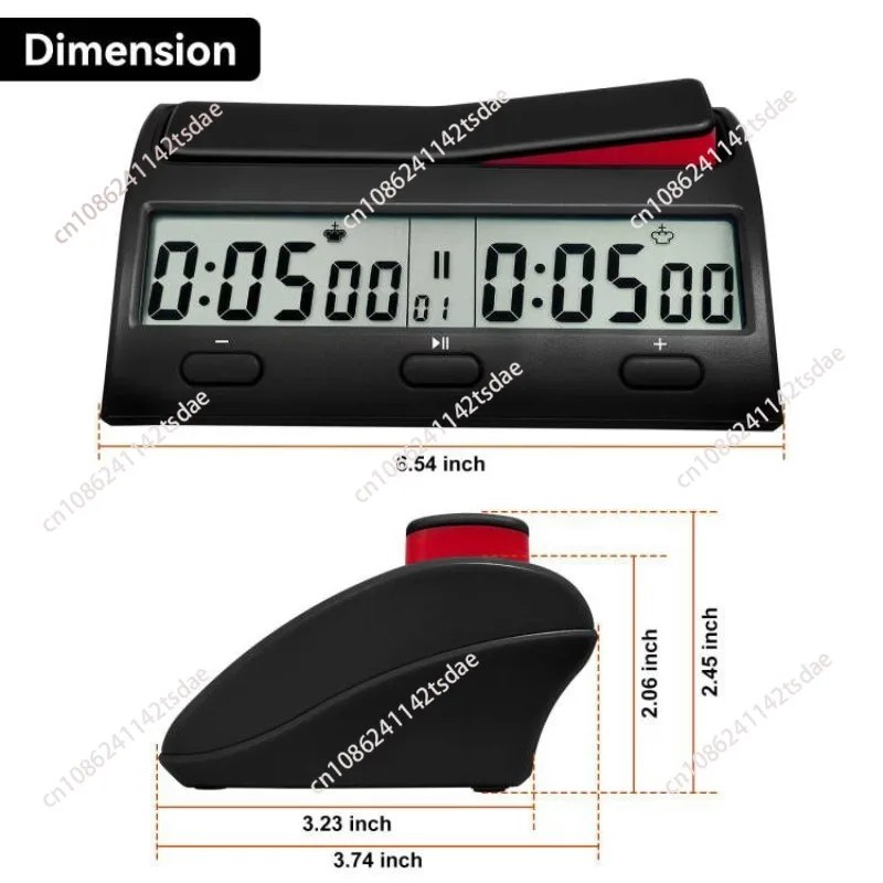 Advanced Digital Chess Timer Chess Clock Game Timer With 7 Type 38 Timing Set Modes Professional