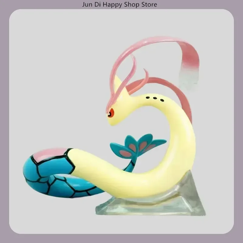 Figurine de dessin animé Feebas Milotic, modèle de Statue en PVC, décoration de bureau, ornement debout, jouet cadeau pour les Fans