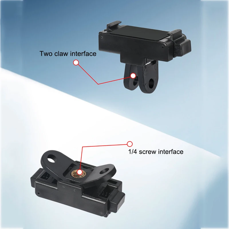 ل DJI Osmo Action 6 نانو البلاستيك حامل محول مغناطيسي الإفراج السريع اثنين مخالب قاعدة ل DJI Osmo Action 6 ملحقات الكاميرا