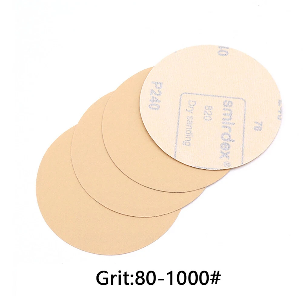 125mm Yellow Sanding Paper 5 Inch  Discs Grinder Car Woodworking Metal Grinding Disc Abrasive Polishing Tool