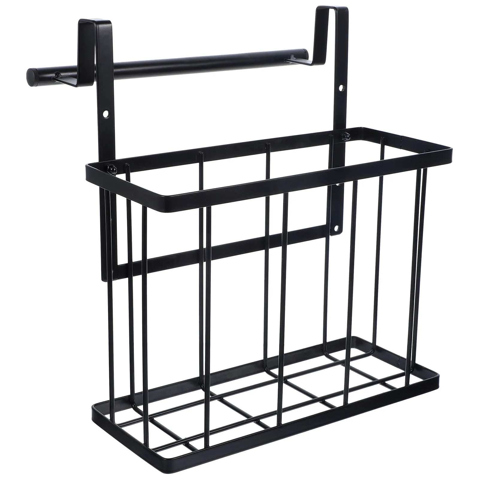 

Spice Storage Baskets Kitchen Hanging Rack Vegetable Organizer Bracket Carbon Steel Wall Mounted Basket Small Items Sundries