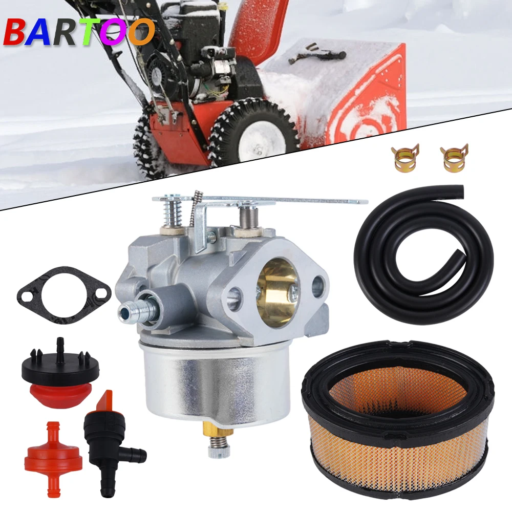 Carburetor Kit Replacement 632325 Fits Tecumseh HHM80 HM100 Small Engine Lawn Mower Carb Assembly FRG031