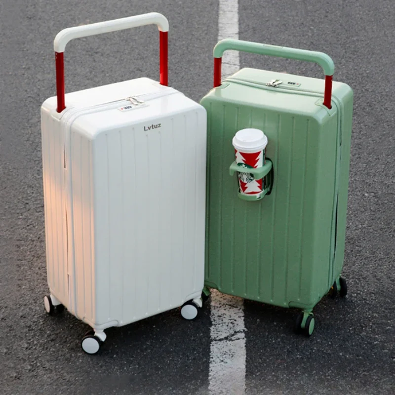 

Rolling Luggage 20 inch Carry on Luggage with Wheels ABS+PC Large Size suitcase Password Trolley Case zipper luggage travel bag