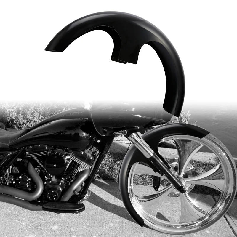 Motorrad 30 "Wrap Kotflügel Vorne Kotflügel Für Harley Touring Nach Baggers Electra Straße Road Glide 1997-2013