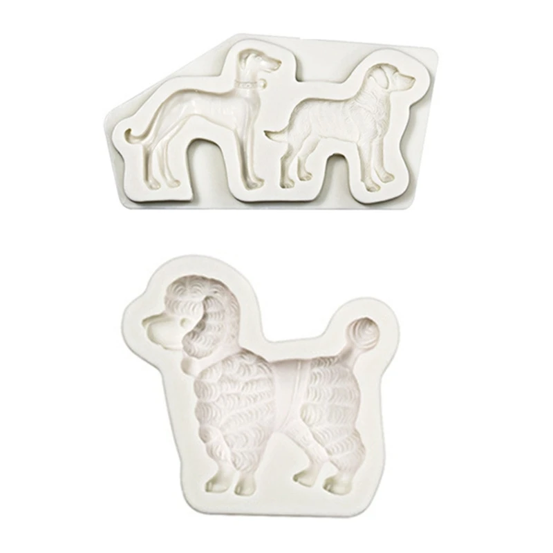 Simulated Puppy Silicone Flexible Grade Mould Clay Resin Ceramics Candy Wholesale