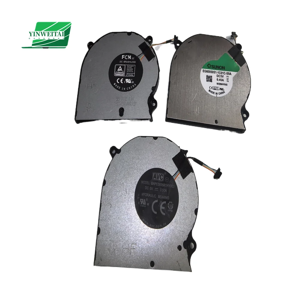 Cooling Fan EG60050S1-1C01C-S9A DC5V 4-Pin for Huawei MateBook 13 14 HNL-WFQ9 WDQ9 WFP9 Fan BAPE0605R5HY003 FMMJ DFS5K12304363J