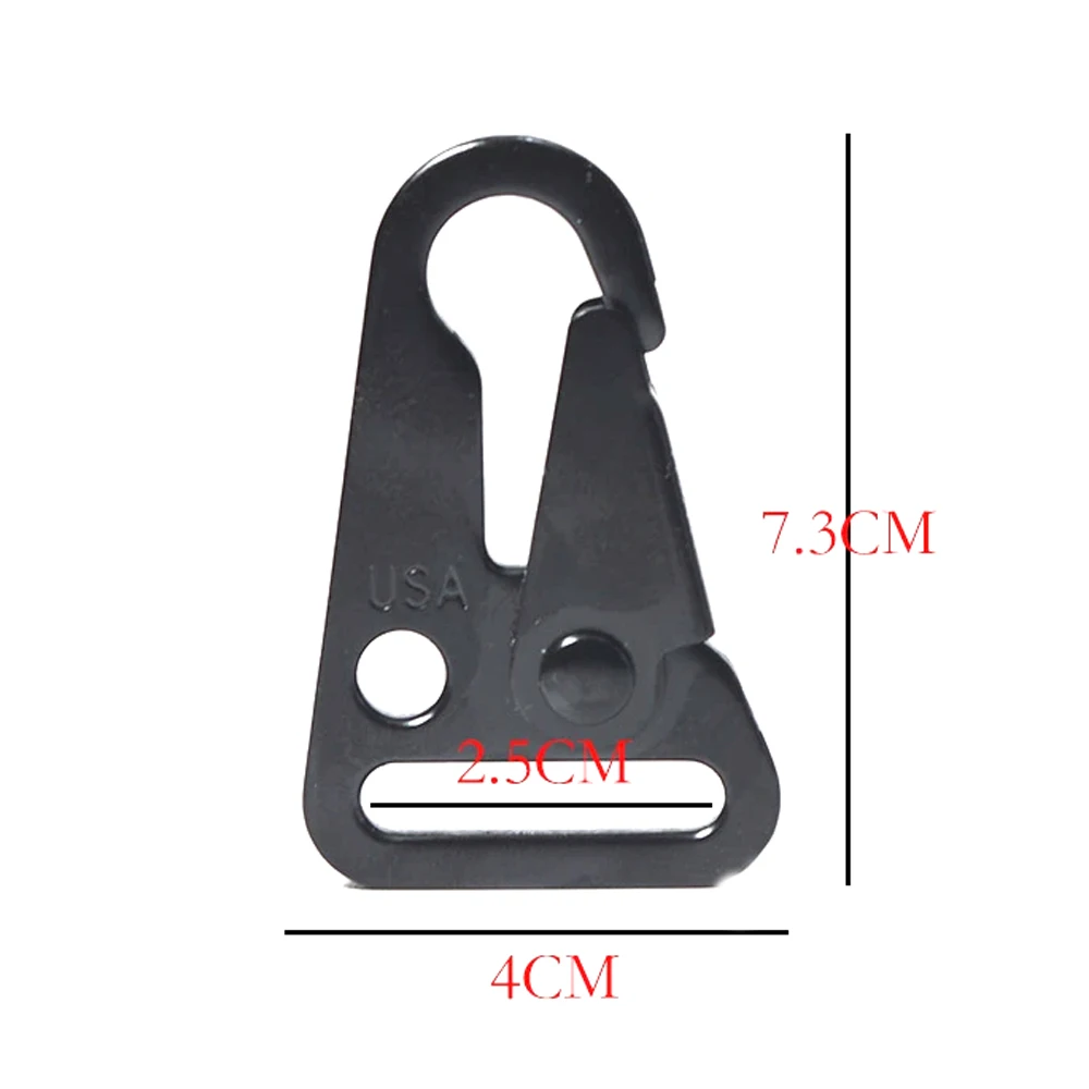 Heavy Duty Olecranon Metal gancho fivela, anti-ferrugem Sling fecho, cinta ao ar livre para MK2 Ferr o