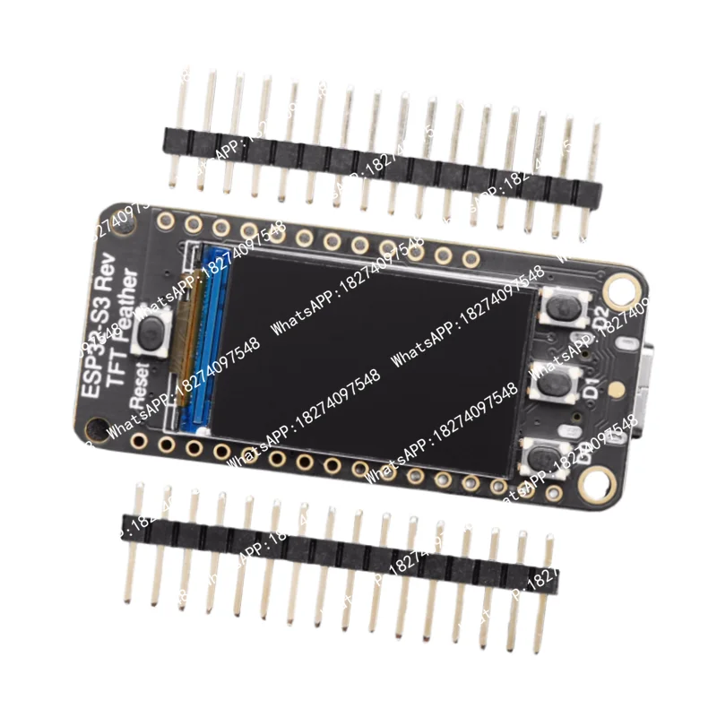 1Pcs ESP32-S3 Reverse TFT Feather 240MHz N4R2 STEMMA QT