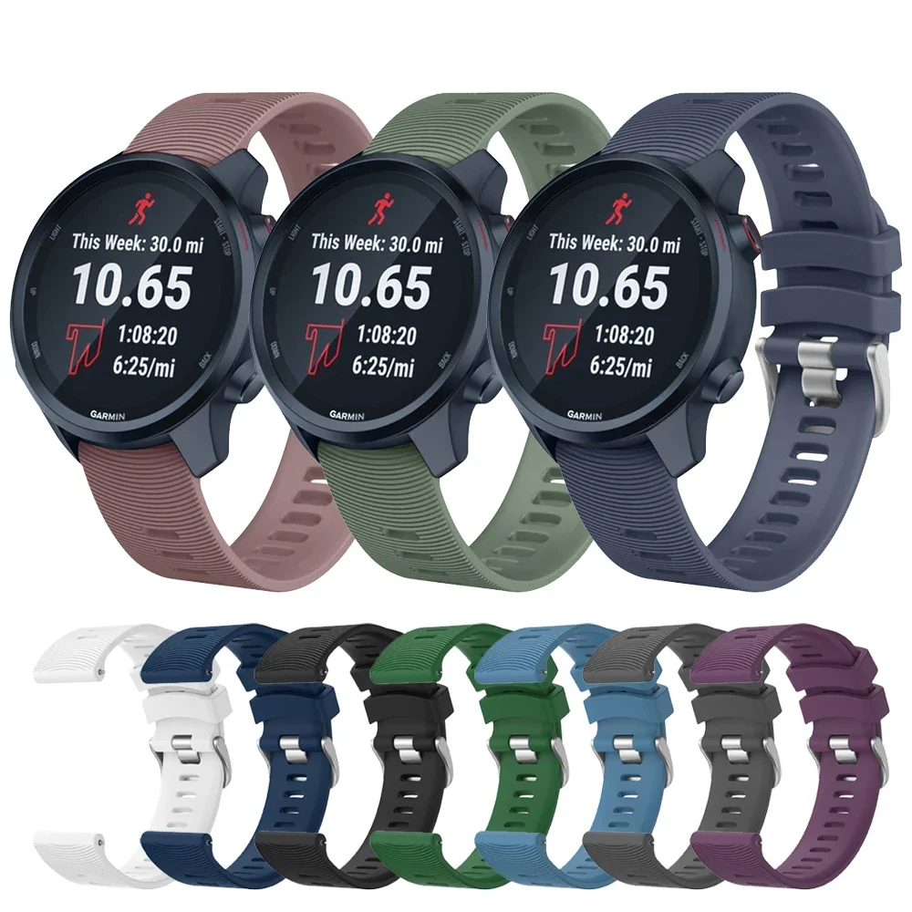 20mm Band For Amazfit GTS 4 2 Mini 2e 3/GTR 42mm/BIP S Lite/BIP Pace Lite/Bip 3 Pro/Bip U/Bip pop Strap Silicone Sport Bracelet