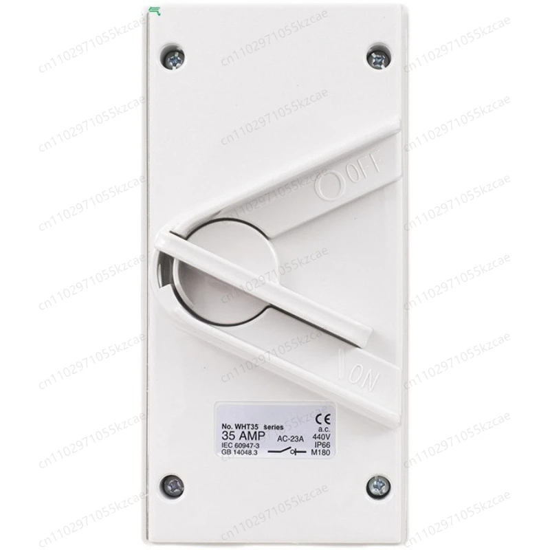 WHD/WHT-20/35/63/80A IP66 Waterproof Isolation Switch - Surface-Mounted Five-Proof Disconnector for Harsh Environments