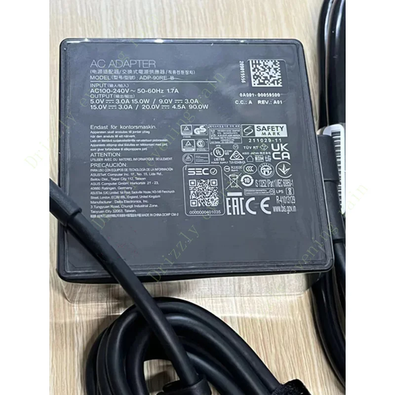 Genuine ADP-90RE B 20V 4.5A USB type C AC adapter charger for Asus VivoBook s 14 m3402ra k3402za VivoBook s 15 m3502qa laptop