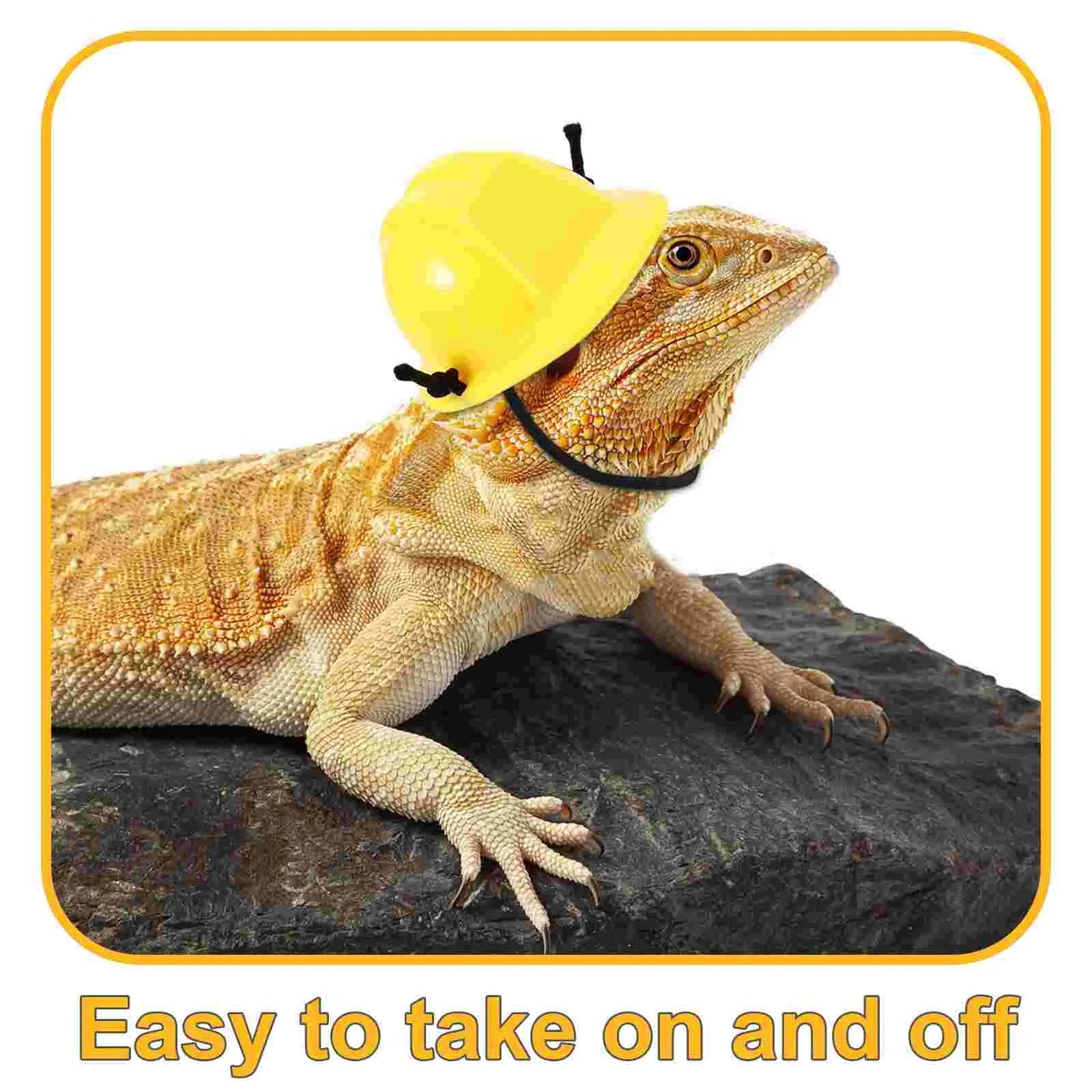 2 Pcs Dog Hard Hat Costume Pet Dress up Decorative Crawl Mini Stylish Bearded Dragon Toy