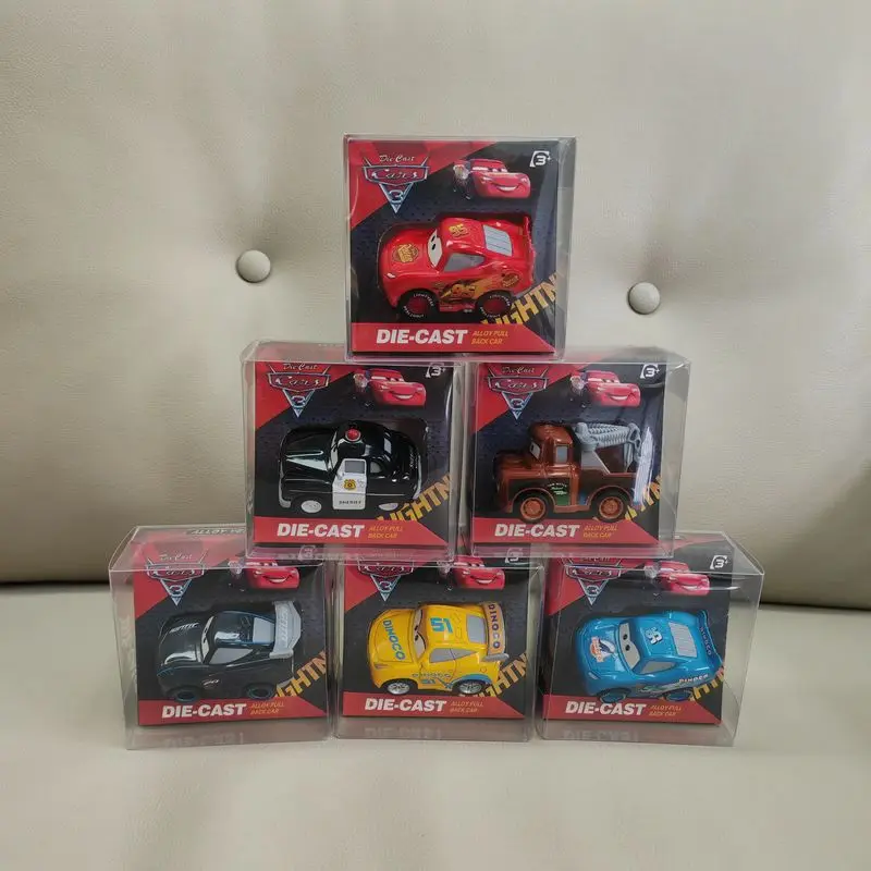 

Новые популярные автомобили Pixar Pullback Car Lightning Mcqueen Matt Jackson Storm 1:55 Литая под давлением модель автомобиля, игрушки, детская игрушечная машинка, рождественский подарок