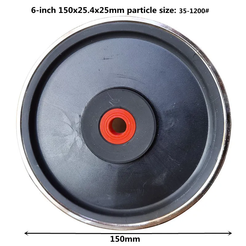 1 Pcs 6 Inch Diamond Electroplating Parallel Plastic Diamond Grinding Wheel Grinding Wheel with Reducing Sleeve 150x25.4x25mm