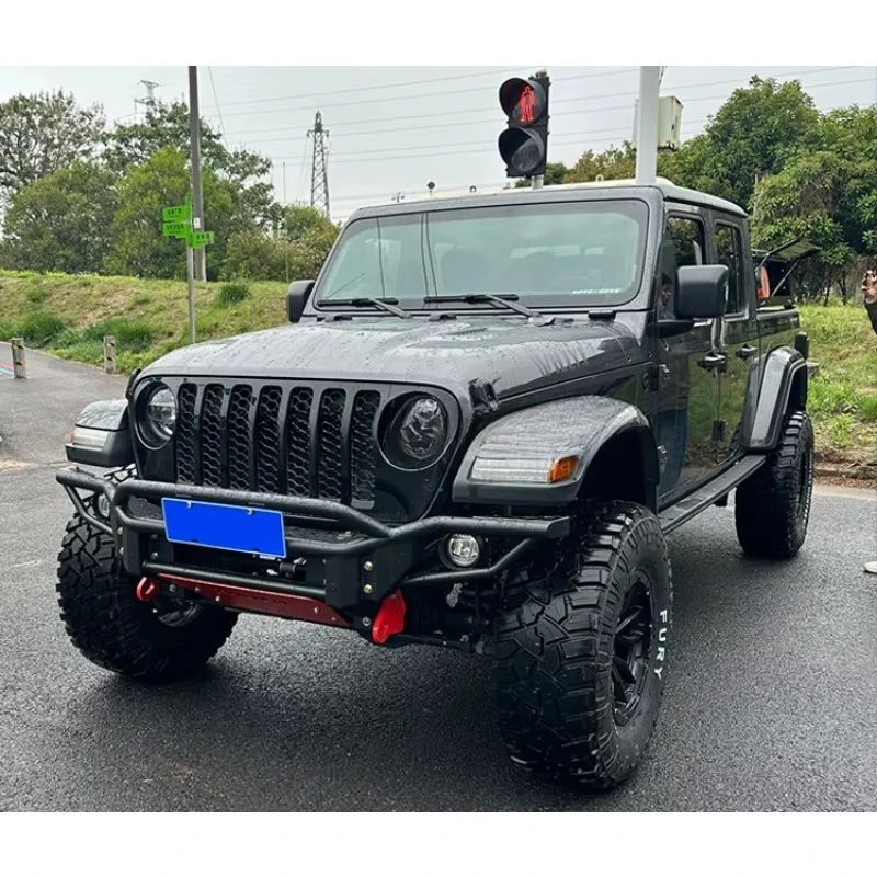 AQTA مناسب للصيد المعدل 4X4 مصد أمامي قصير للطرق الوعرة ومقار الثيران التنافسي الخلفي للمصارع (النافذة لا تتضمن #3