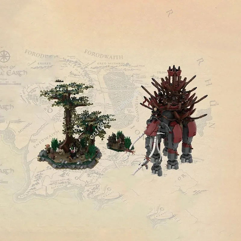 2064 pièces MOC Ithilien embuscade Hobbit et seigneur modèle blocs de construction Architecture jouet idée créative éducation cadeaux de noël brique