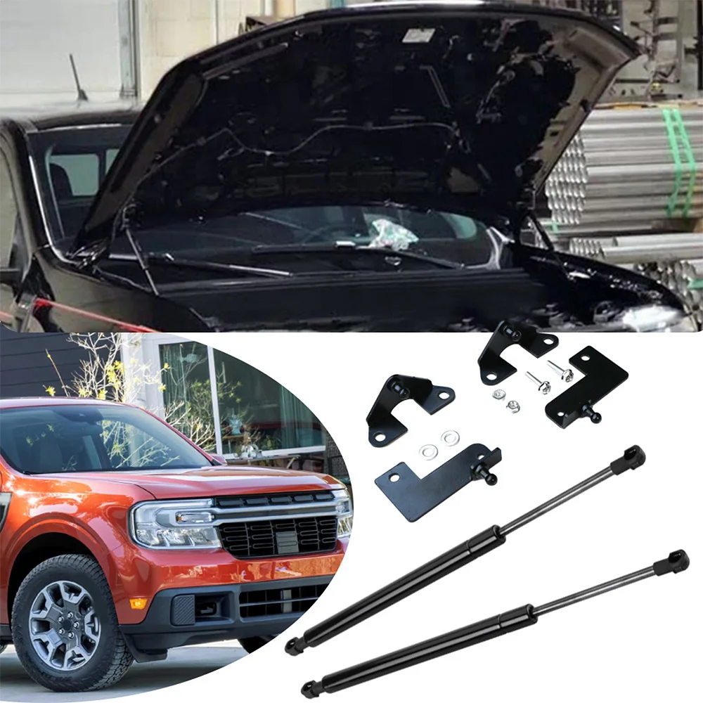 

Car Front Hood Bonnet Lift Supports Struts Shocks Gas Springs For Ford Maverick 2022 2023 2024