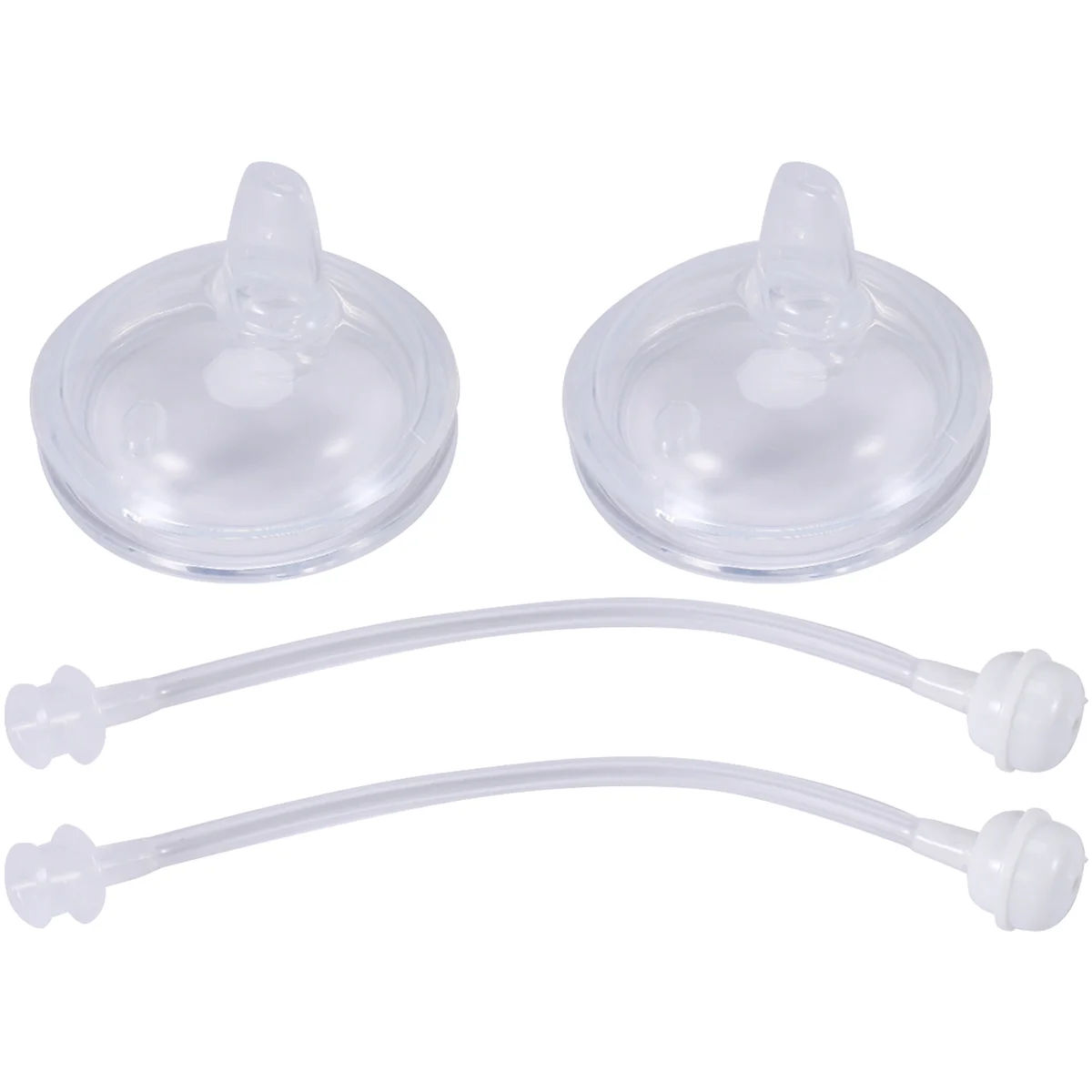 2pcs Sippy Spout Nipples for Comotomo Baby Bottle and for Mason Baby Bottle Easy To Clean Spill-Proof, 7CM