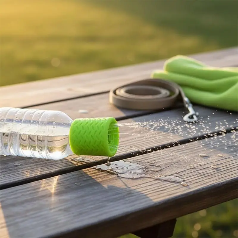 Silicone Pet Bathing Shower Head Portable Bottle Cap Sprinkler Leak-proof for Indoor Outdoor Dog Cat Washing view 3