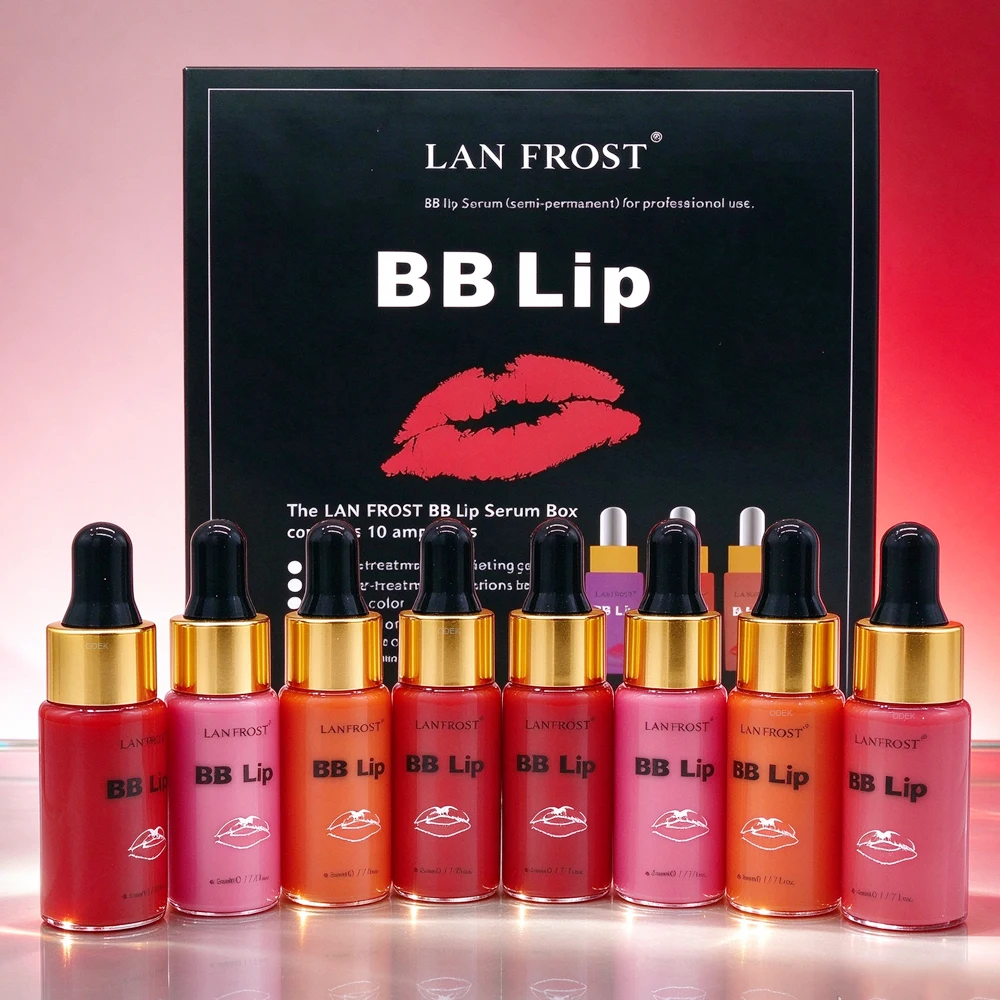 Korea 5ml BB Lips Ampoule Serum Starter Set Semi-Permanent BB Lip Gloss Tinted Pigment Lasting Moisturizing For Lip Care Glow