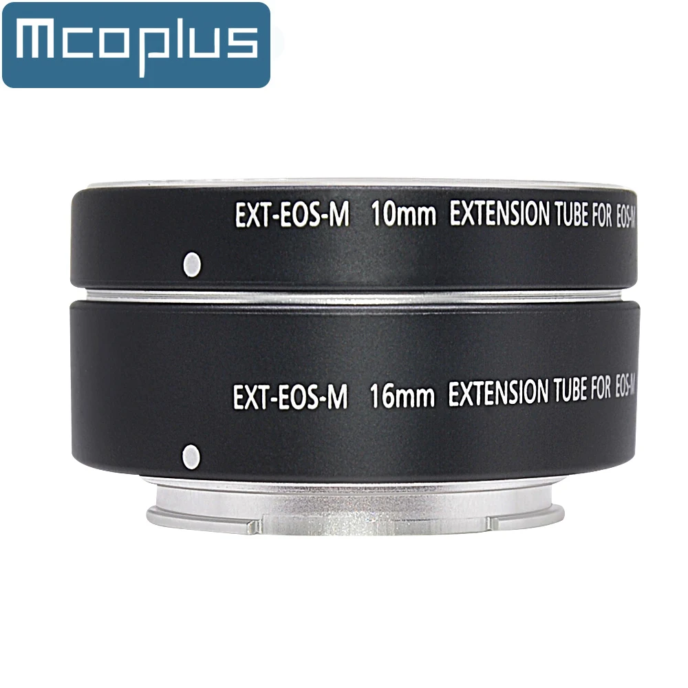 Mcoplus AF Auto Focus Macro Extension Tube Ring Set for Canon EF-M EOS M M2 M3 M5 M6 II M10 M50 M100 M200 Mirrorless Camera