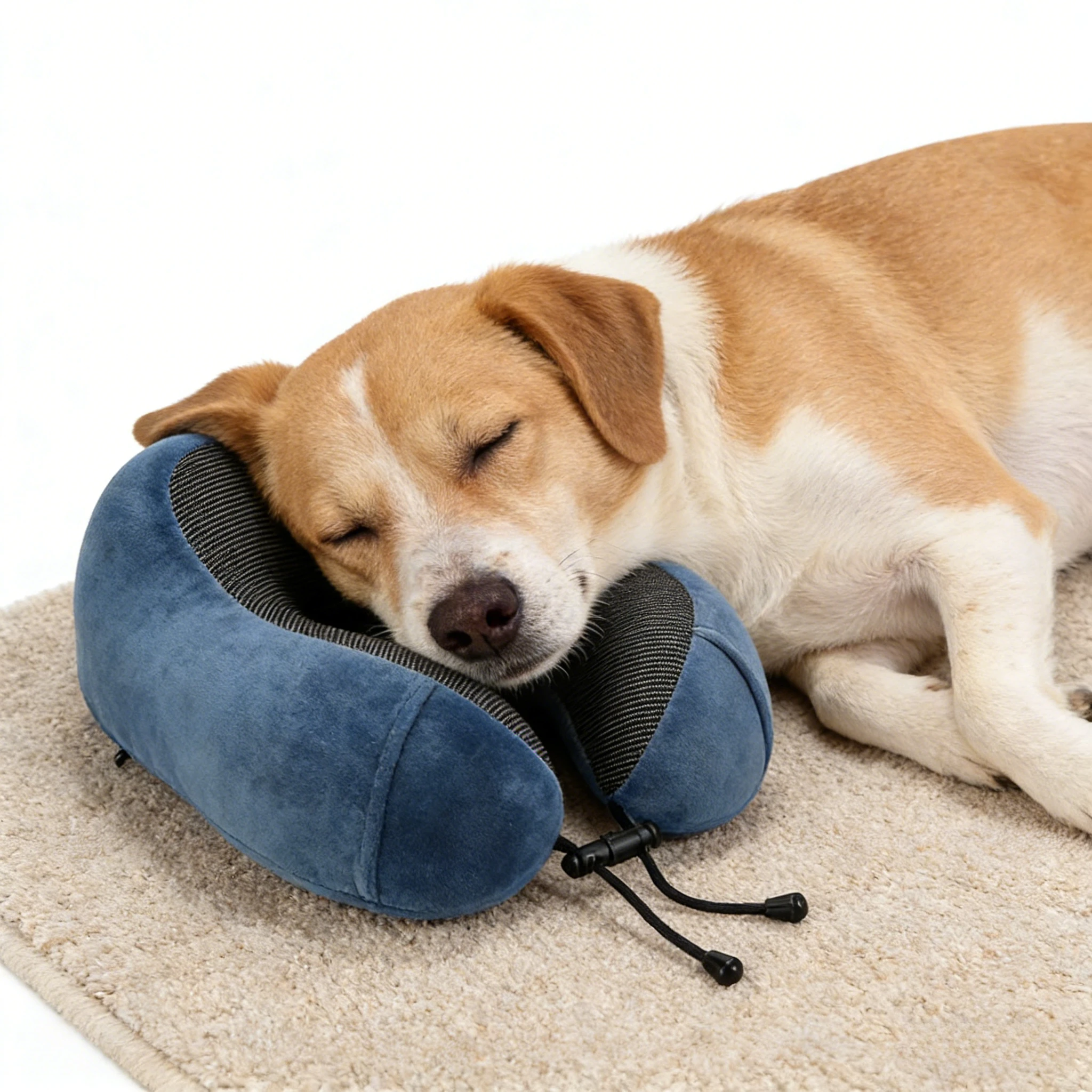 U Shaped Memory Foam Travel Neck Pillow Soft Cervical Support Cushion Ergonomic Healthcare Pillow for Airplane Car Office