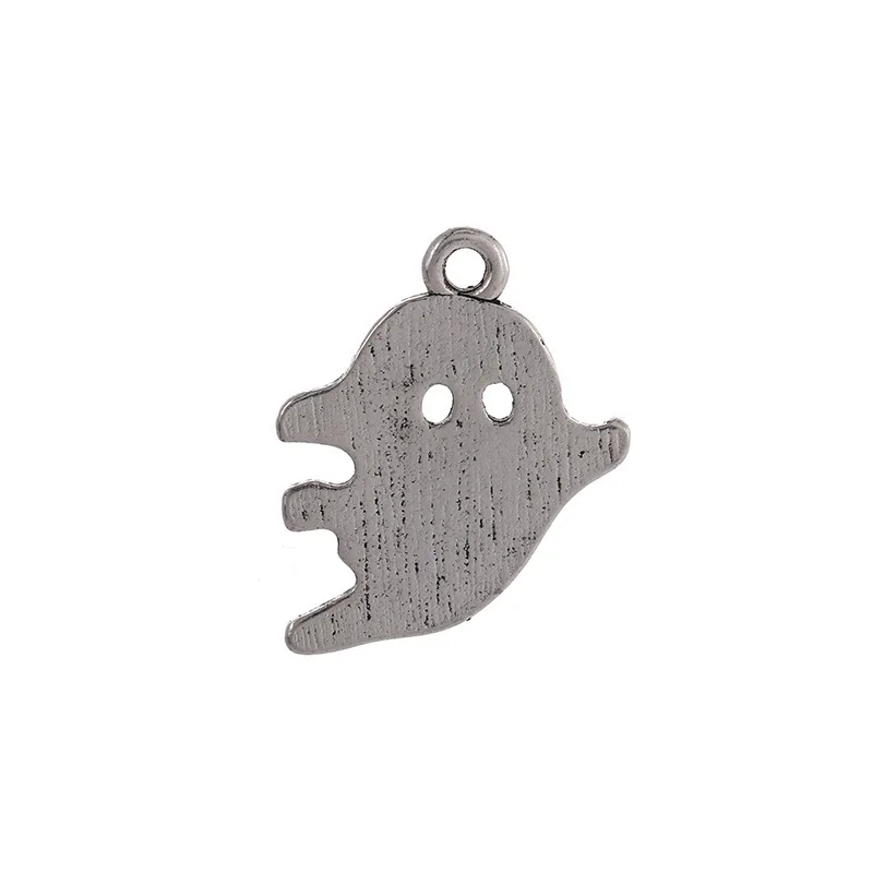 diy Halloween alloy, fun ghost heads, spider webs, bat fashion clothing accessories and accessories diy