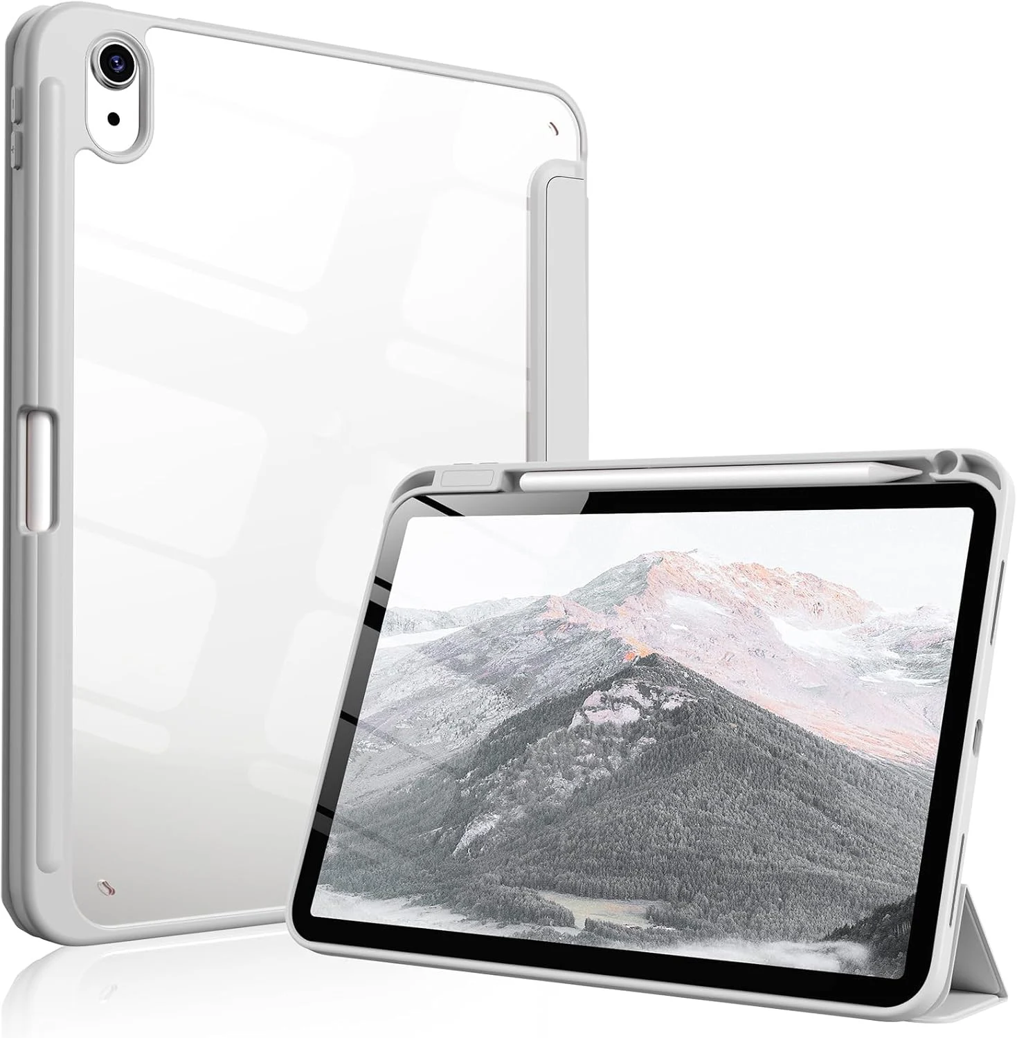 Pencil Case for iPad 11/10 11th Generation (A16) 11-inch 2025/ 10th Generation 10.9-inch 2022, Magnetic Flip Smart Cover