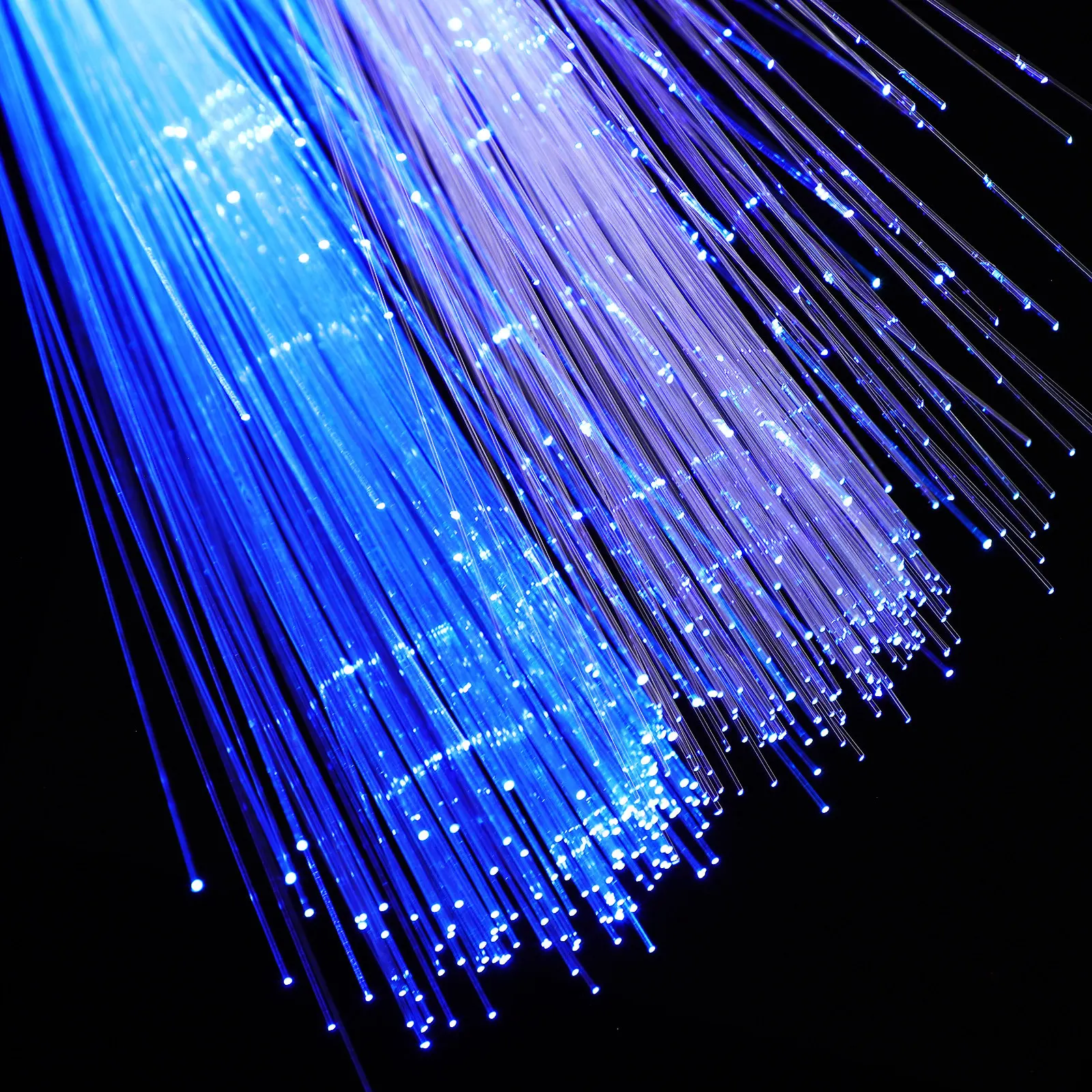 12Pcs Light Up Wand Fiber Optic For Party New Year Party Sticks Wands Colorful Flashing Supplies Music Festival