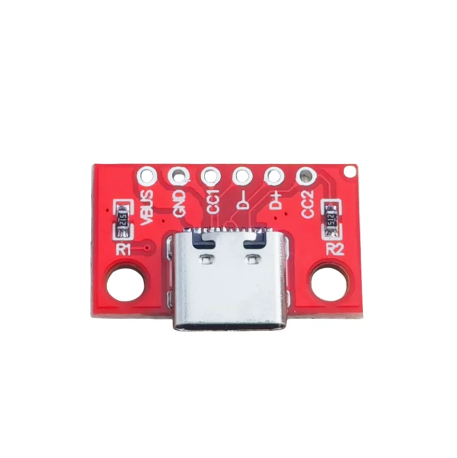 

TYPE-C Female Head and Female Seat Test Board USB3.1 16P to 2.54 High Current Power Adapter Module
