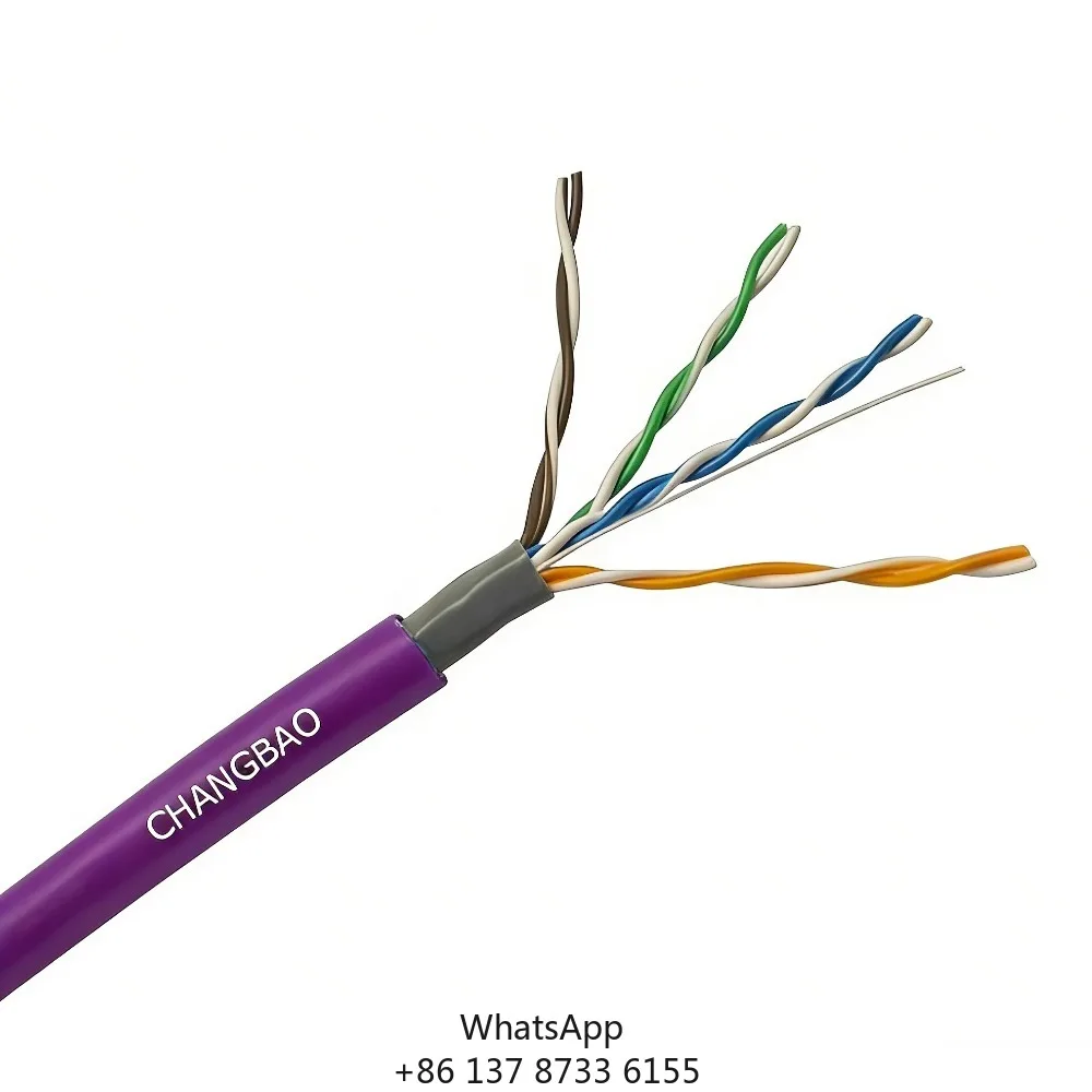 ODM Cat5e 24AWG 4 Pairs Solid Bare Copper UTP/STP Double Jackets Direct Burial Waterproof Underground Cable Cat5e Outdoor Cable
