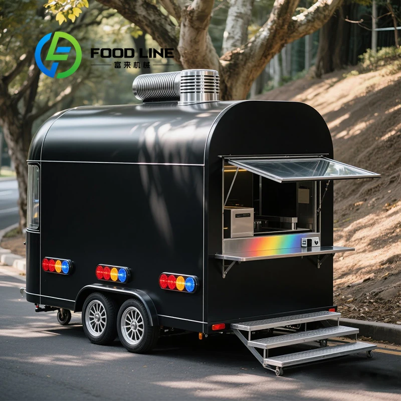 Affordable Mini Food Trailer Mobile Kitchen for Coffee Hot Dogs and Small Food Business Startups Customize