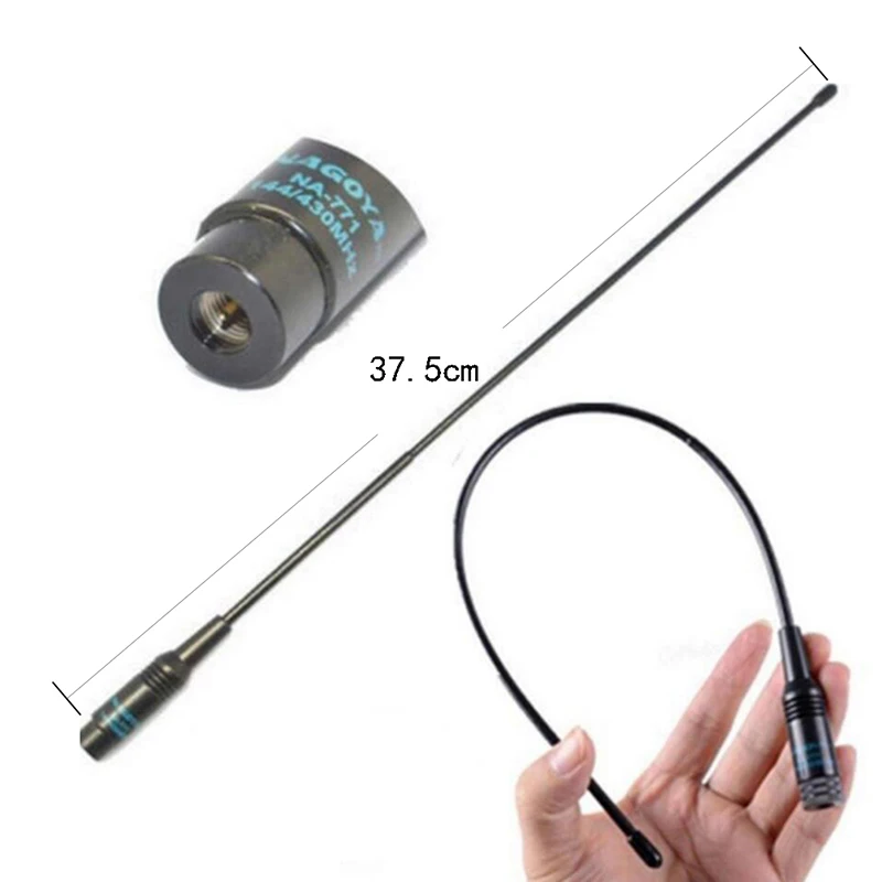 1pc NA-771 SMA-Female Dual Band 10W Antenna  UV 144/430Mhz 2.15 DB Signal High-gain For Baofeng SAUS