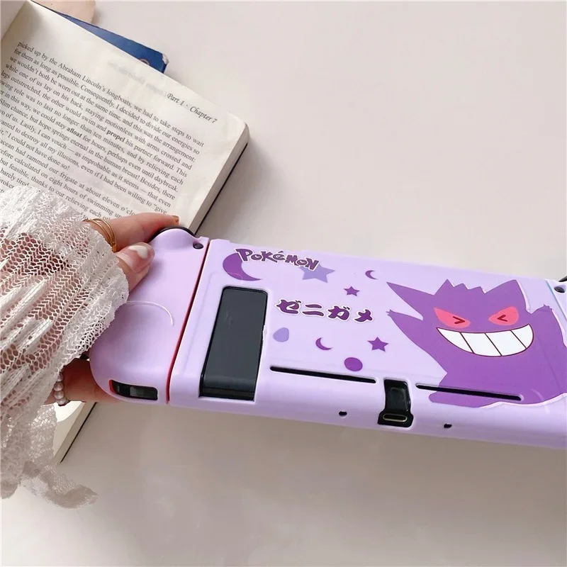 Fashion Gengar Cartoon TPU Soft Protective Case Shell for Nintendo Switch Game Console Cover Shell for Nintend Switch