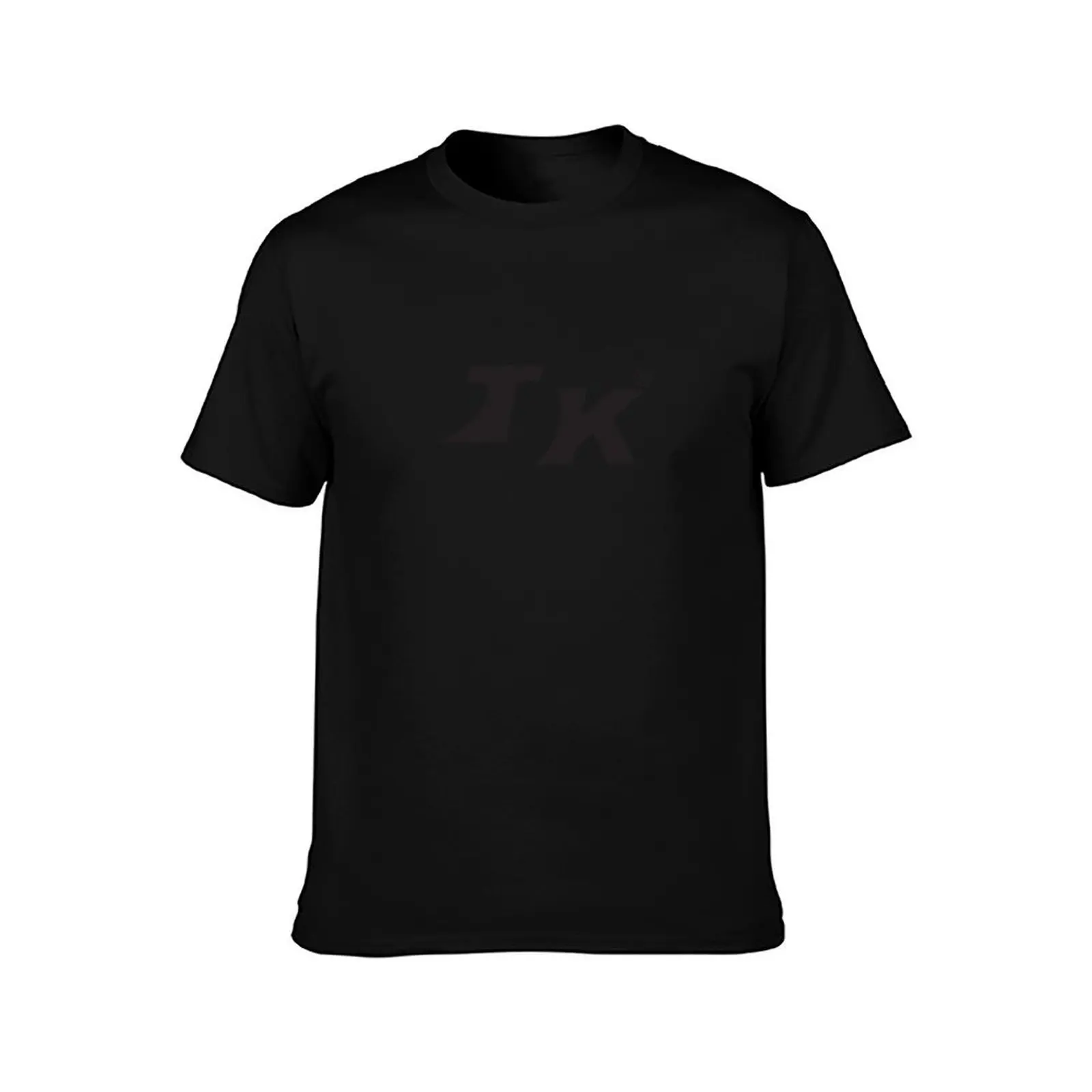 TK - Initials You T-Shirt Simple Line Art Print Tee T-Shirt