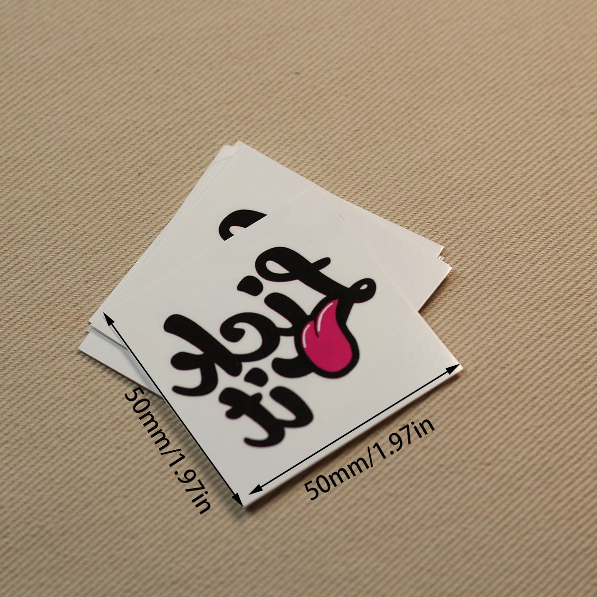Lick It Tongue Tattoo Temporary Waterproof Tattoos Women Mens Fake tattoo. - Image 2