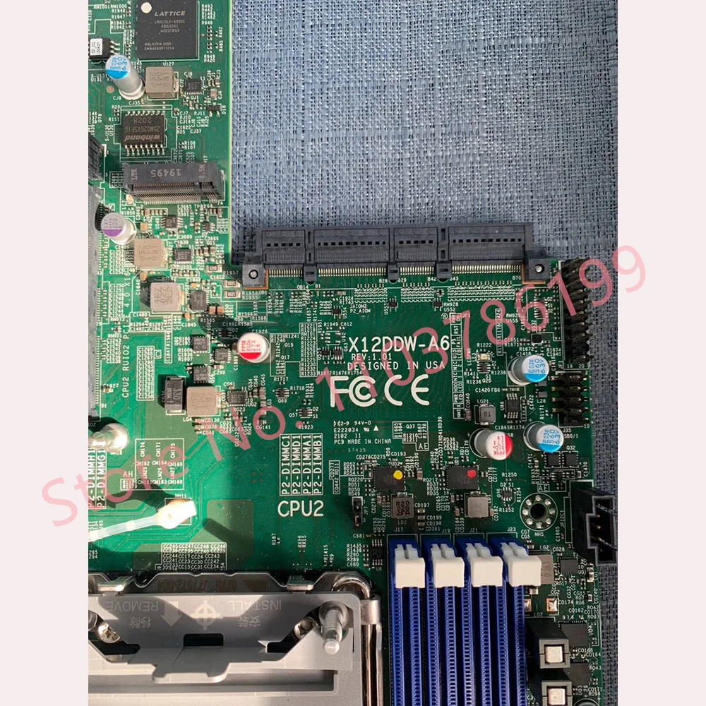 Para placa-mãe de servidor Supermicro Dual DDR4-3200MHZ LGA4189 X12DDW-A6