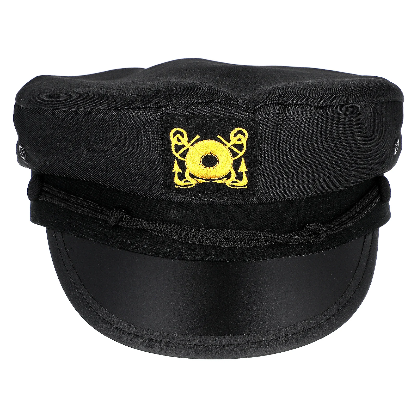 

Black Captain For Men Women Sailor Uv Protection Sun Hat Cosplay Fishing Outdoor Travel Running Hiking Camping