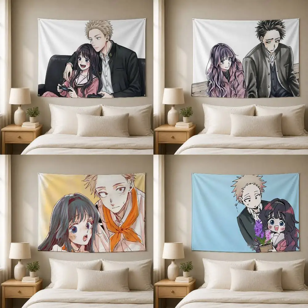 Kaoru Hana wa Rin to Saku  Decorative Art Flag Banner for Picnic Camping Party and Home Decor