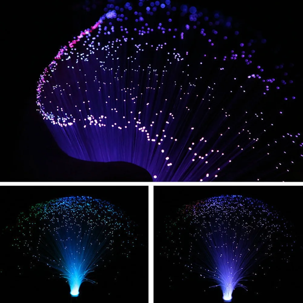 feelfeel Colorful Color-Changing Fiber Optic Starry Sky Luminous Dining Table Decoration Living Room Bedroom Gift Household Lamp